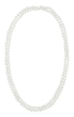 Freshwater Pearl Necklace 64": White