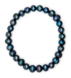 Freshwater Pearl Bracelet: Black
