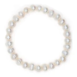 Freshwater Pearl Bracelet: White