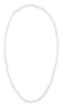 Freshwater Pearl Necklace 32": White