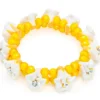 Flower Bracelet: White