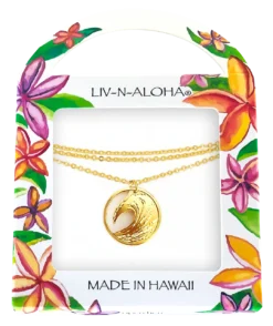 Liv-N-Aloha® Gold Wave Necklace