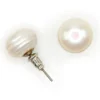 Freshwater Pearl Earring - Large: White
