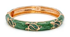 Medium Island Bangle - Honu Design: Green