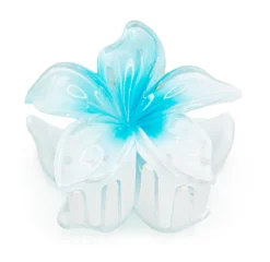 Plain Large Jaw Style Hair Clip: Light Blue