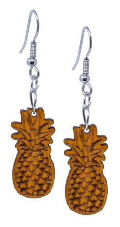 Island Edge® Small Dangle Earrings: Pineapple