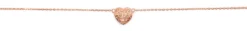 Moana Collection Rose Gold Anklet: Heart