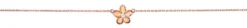 Moana Collection Rose Gold Anklet: Plumeria