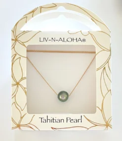 Tahitian Pearl Float Gold Chain Necklace 7 Tahitian Pearl Float Gold Chain Necklace -Jewelry Sale Store TAGNKFL 4 34145.1705714639